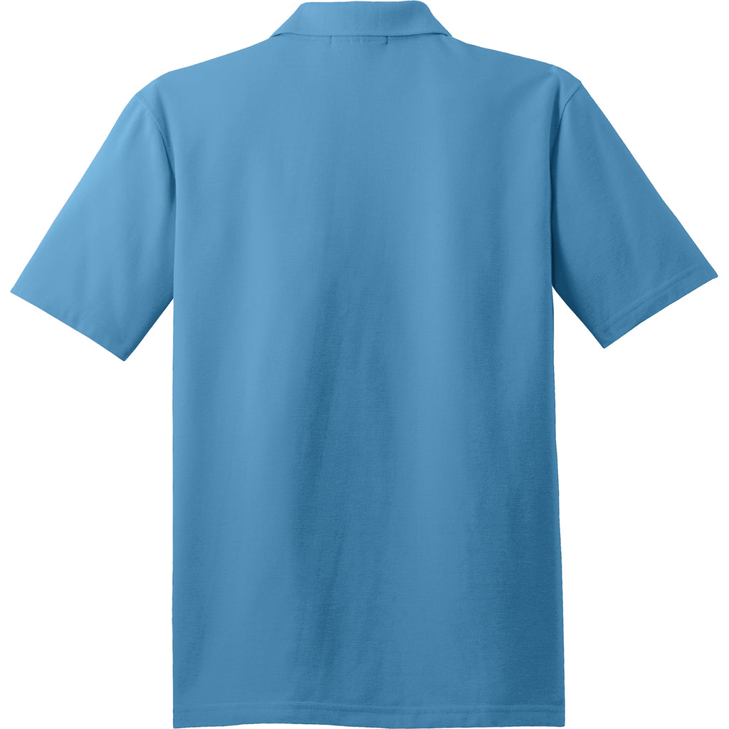 Port Authority Men's Celadon Blue Tall Stain-Resistant Polo