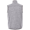 Elevate Men's Light Heather Grey Fontaine Knit Vest