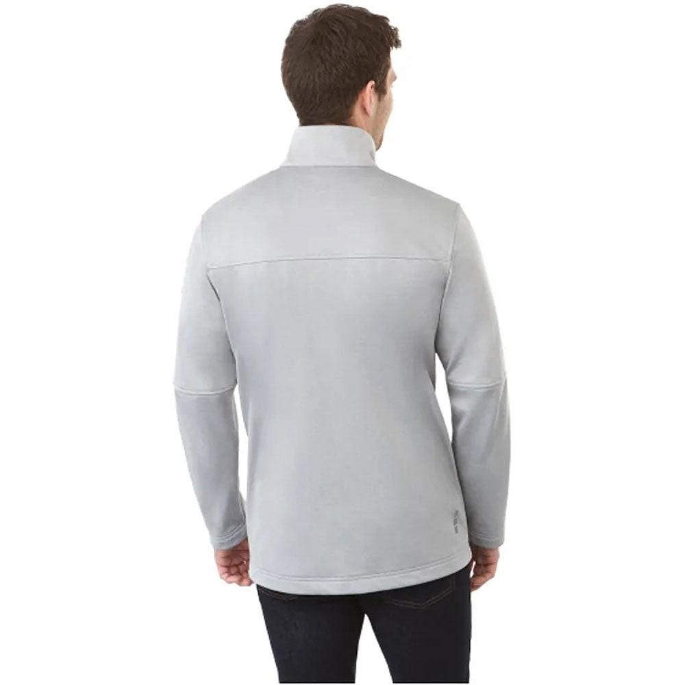 Elevate Men's Silver Heather Joris Eco Softshell Jacket