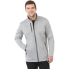 Elevate Men's Silver Heather Joris Eco Softshell Jacket