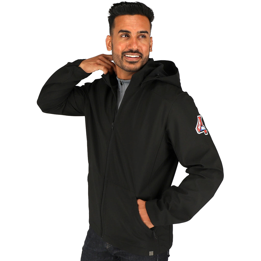 Trimark Men's Black Manzano Eco Softshell Jacket