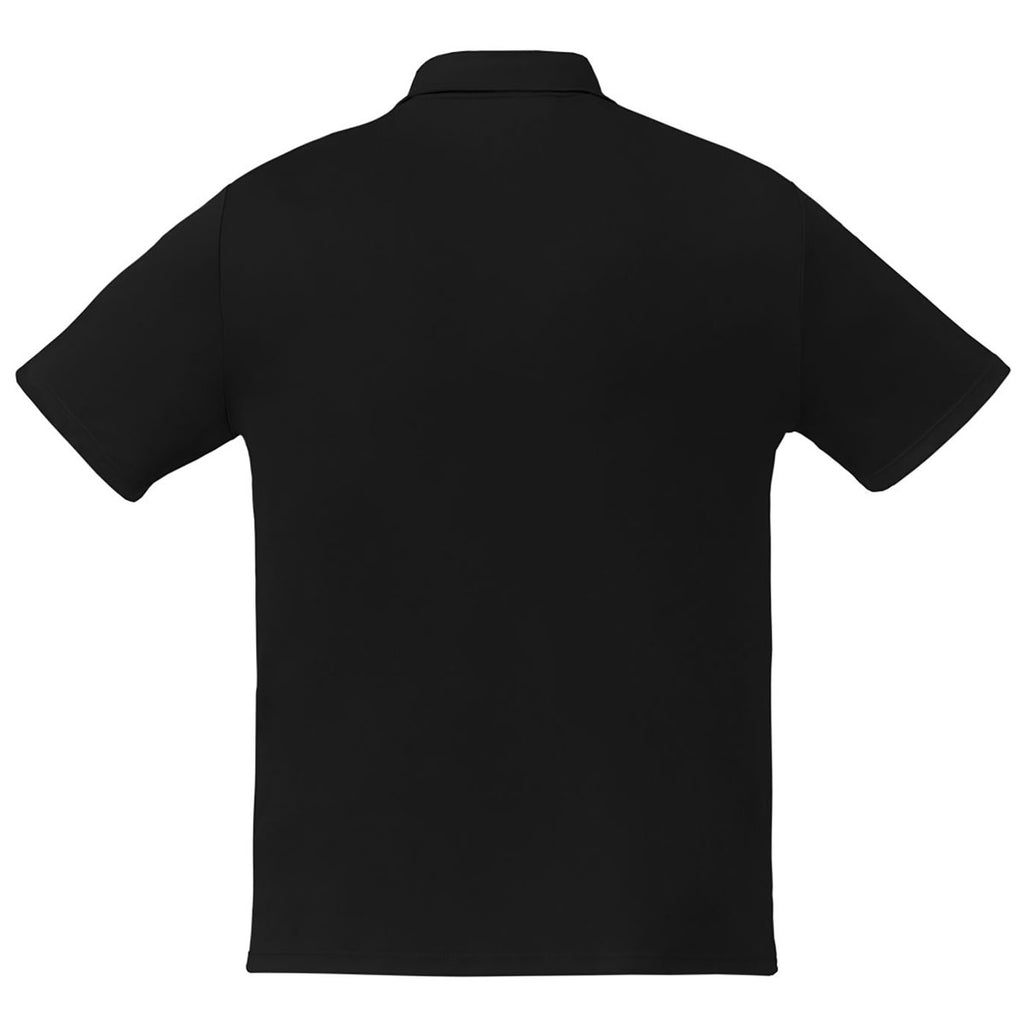 Trimark Men's Black Evans Eco Short Sleeve Performance Polo