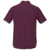 Elevate Men's Maroon/Grey Storm Cerrado Short Sleeve Polo