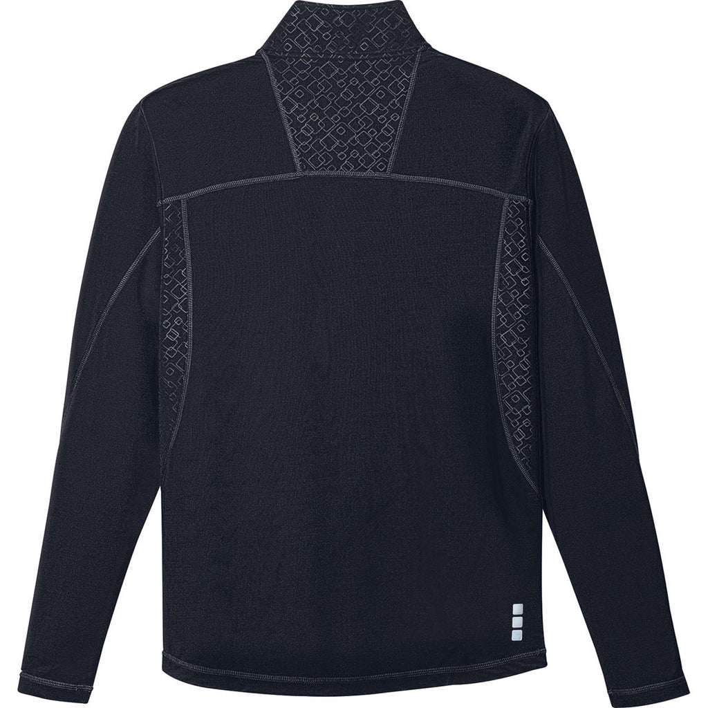 Elevate Men's Navy Caltech Knit Quarter Zip