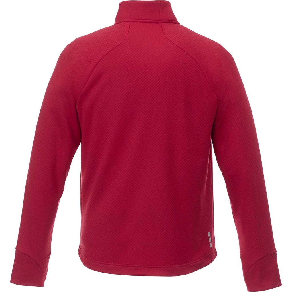 Elevate Men's Team Red Kirkwood Knit Jacket