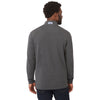 Trimark Men's Heather Dark Charcoal Rigi Eco Knit Full Zip