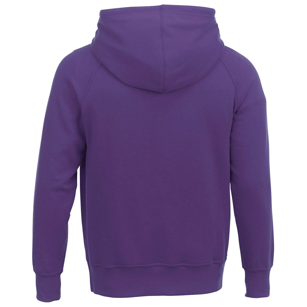 Elevate Men's Purple Dayton Fleece Hoody