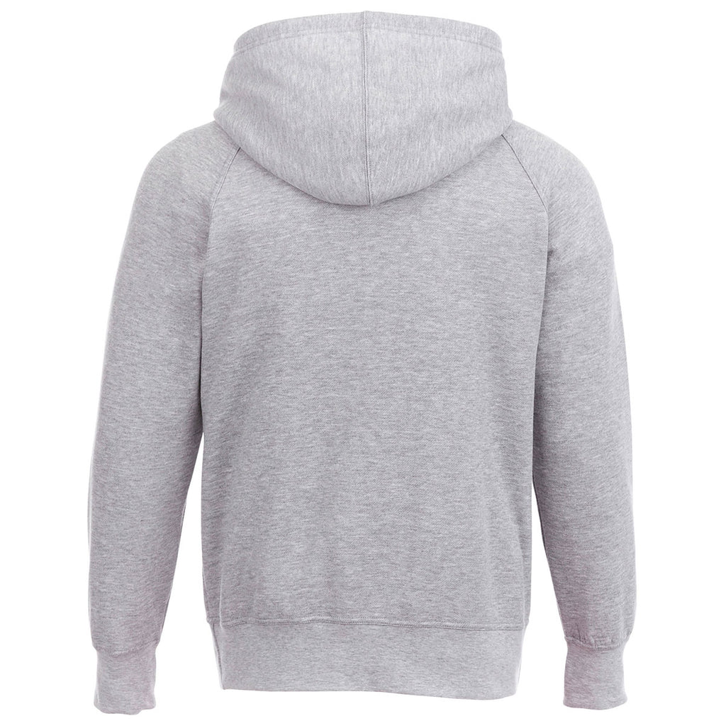 Elevate Men's Heather Grey Dayton Fleece Hoody