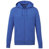 Elevate Men's New Royal Heather Argus Eco Fleece Full Zip Hoody