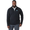 Elevate Men's Black Asgard Eco Knit Quarter Zip