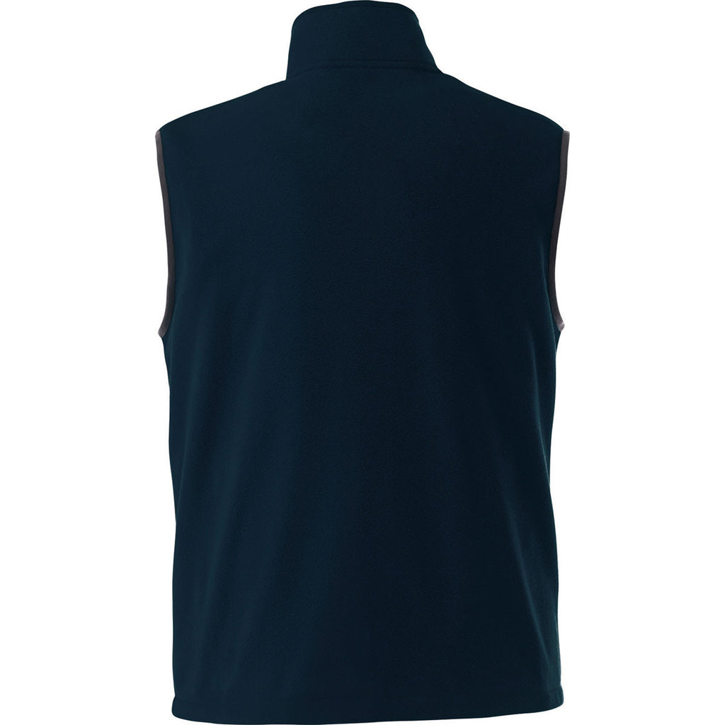 Elevate Men's Navy Tyndall Polyfleece Vest