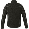 Elevate Men's Black Smoke Heather Tremblant Knit Jacket