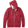 Roots73 Men's Dark Red Heather Sandylake Full Zip Hoody