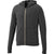 Elevate Men's Heather Dark Charcoal Garner Knit Full Zip Hoody