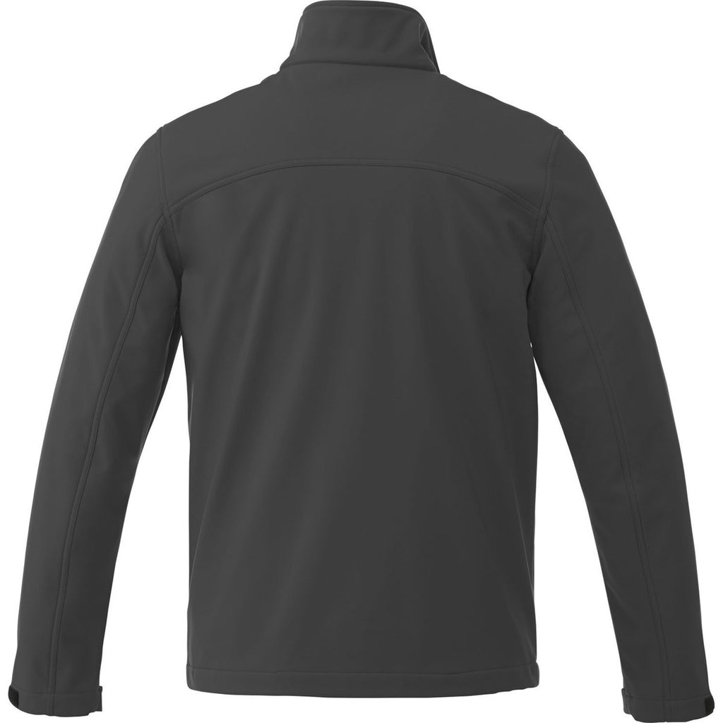 Elevate Men's Storm Grey Maxson Softshell Jacket