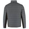 Trimark Men's Grey Storm/Black Geneva Eco Hybrid Insulated Jacket