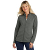 TravisMathew Women's Dark Grey Heather Coveside Full-Zip