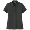 TravisMathew Women's Black Heather Sunnyvale Polo