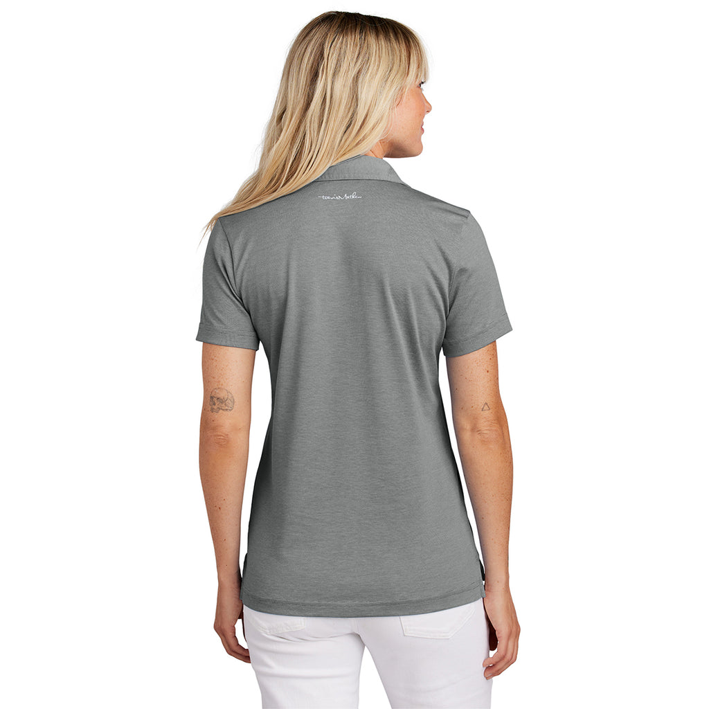 TravisMathew Women's Dark Grey Heather Sunnyvale Polo