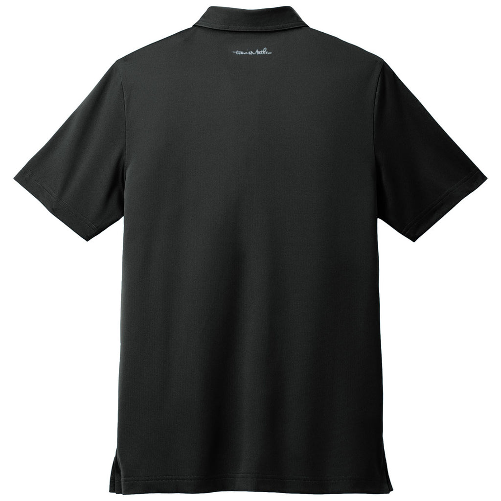 TravisMathew Men's Black Cabana Solid Polo