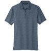 TravisMathew Men's Blue Nights Auckland Slub Polo