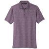 TravisMathew Men's Purple Sage Auckland Slub Polo