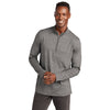 TravisMathew Men's Grey Heather Crestview 1/4-Zip