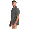 TravisMathew Men's Dark Grey Bayfront Solid Polo