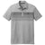 TravisMathew Men's Quiet Shade Grey Heather Coastal Chest Stripe Polo