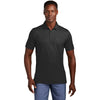 TravisMathew Men's Black Heather Oceanside Heather Pocket Polo