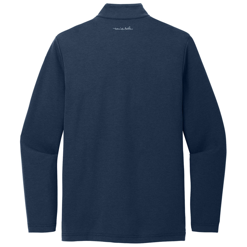 TravisMathew Men's Blue Nights Coveside 1/4 Zip