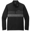 TravisMathew Men's Black Balboa Chest Stripe 1/4 Zip