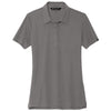 TravisMathew Women's Quiet Shade Grey Oceanside Solid Polo