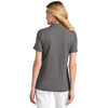 TravisMathew Women's Quiet Shade Grey Oceanside Solid Polo