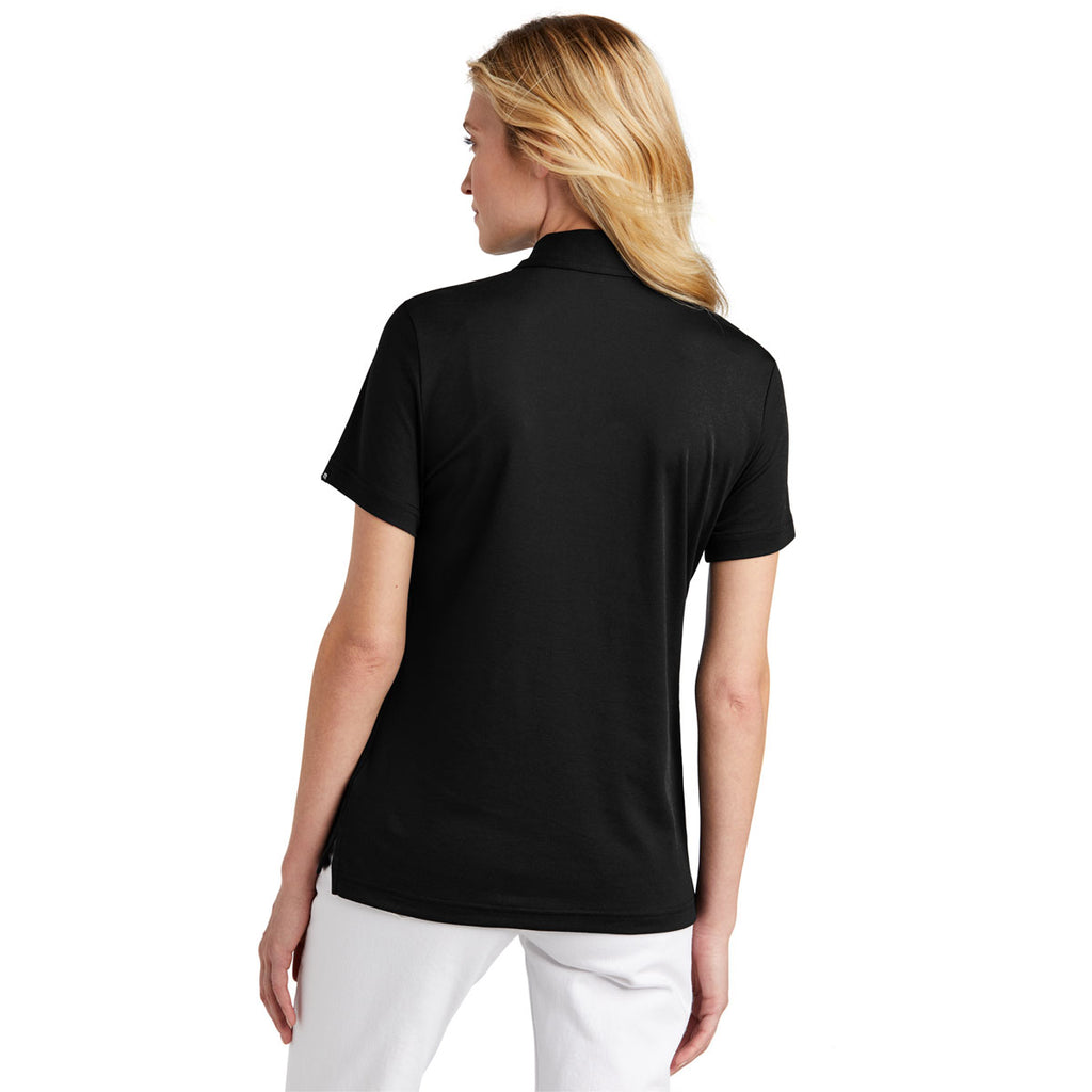 TravisMathew Women's Black Oceanside Solid Polo