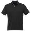 UNTUCKit Men's Black Damaschino Short Sleeve Polo