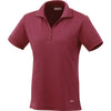 Elevate Women's Maroon Moreno Short Sleeve Polo