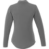 Trimark Women's Steel Grey Mori Long Sleeve Polo