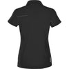 Elevate Women's Black/Steel Grey Wilcox Short Sleeve Polo