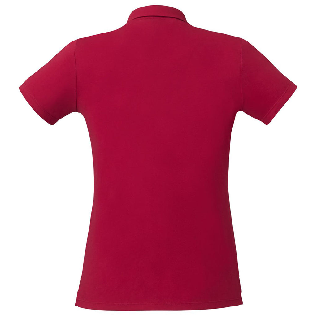 Trimark Women's Vintage Red Somoto Eco Short Sleeve Polo