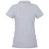 Trimark Women's Heather Grey Somoto Eco Short Sleeve Polo