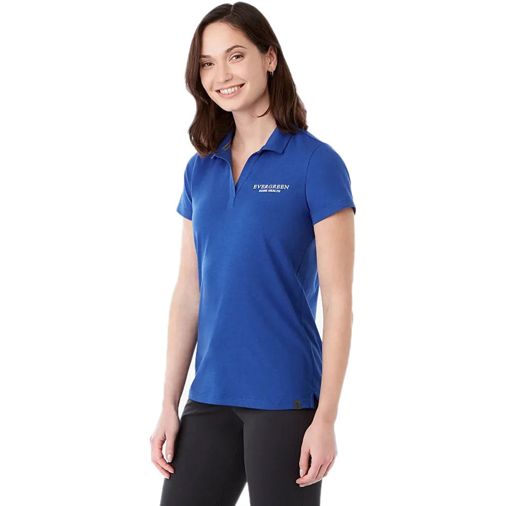 Trimark Women's New Royal Somoto Eco Short Sleeve Polo