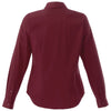 Elevate Women's Maroon Wilshire Long Sleeve Shirt