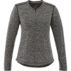 Elevate Women's Heather Dark Charcoal Quadra Long Sleeve Shirt