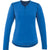 Elevate Women's Olympic Blue Heather Quadra Long Sleeve Shirt