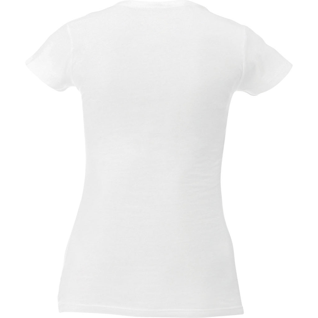 Elevate Women's White Bodie Short Sleeve T-Shirt