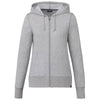 Elevate Women's Heather Grey Argus Eco Fleece Full Zip Hoody