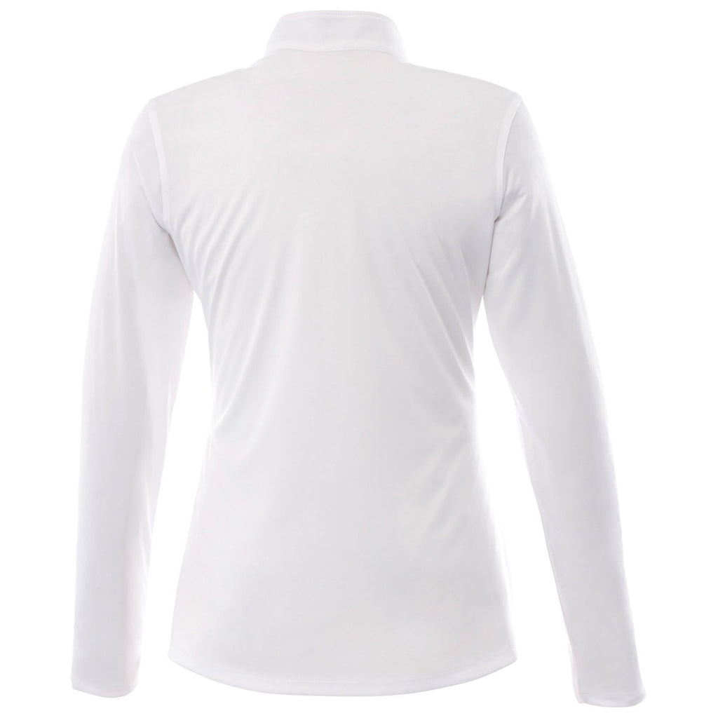 Elevate Women's White Vega Tech Half Zip