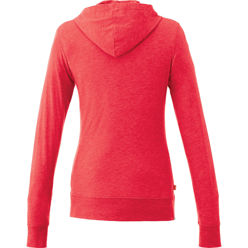 Elevate Women's Team Red Heather Howson Knit Hoody