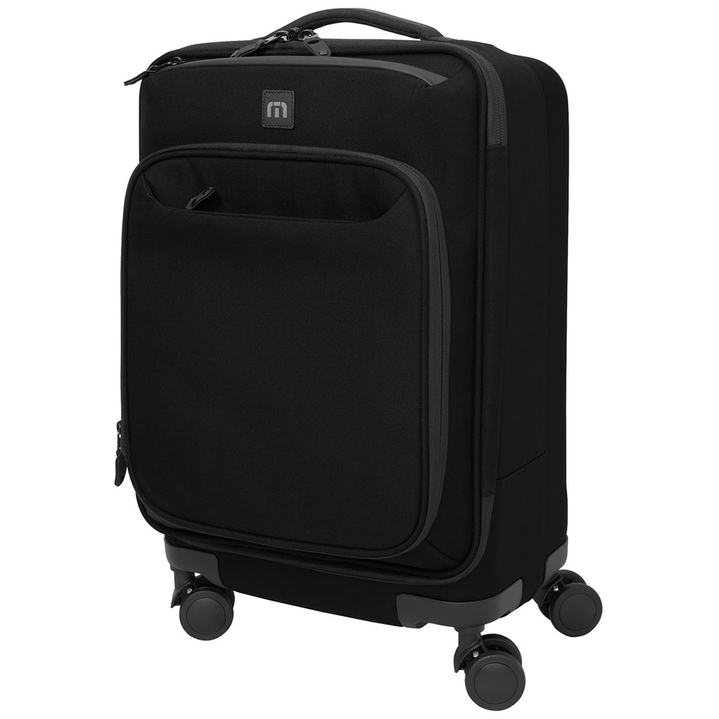 TravisMathew Black Quad Carry-On Spinner